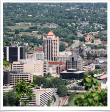 Roanoke Virginia - Skyline Day Roanoke Virginia - Skyline Day